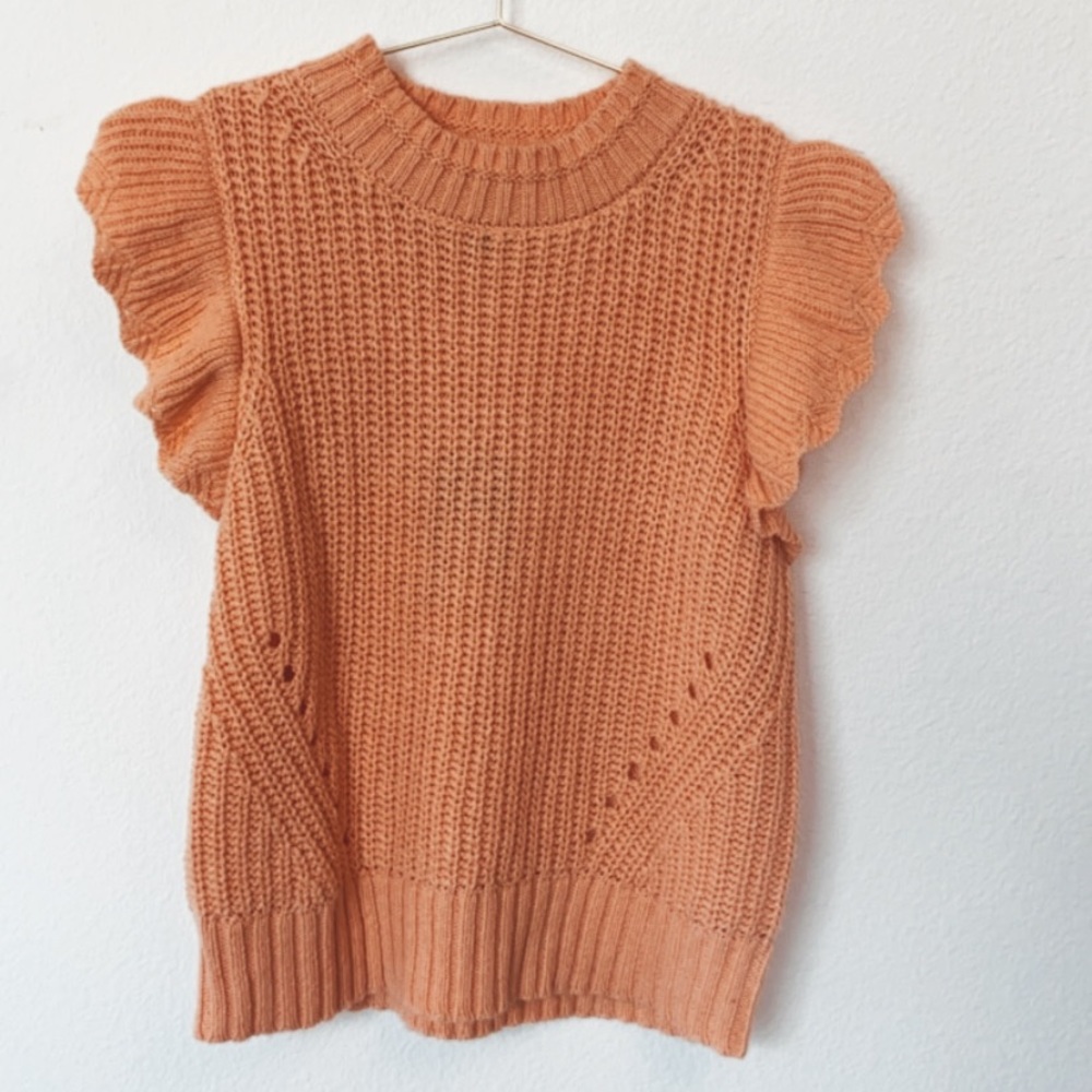 Target peach blush sweater top